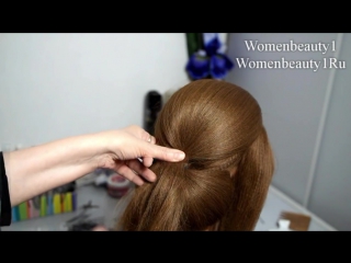 Hair bow tutorial hairstyle for long hair