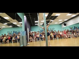 Отчетные выступления и соревнования по направлению pole dance среди клиентов фк maximus