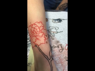 Romashka tattoo making