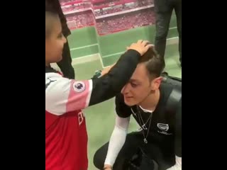Ozil meets his biggest fan