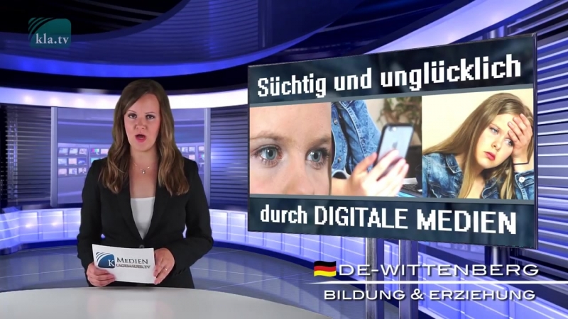 Süchtig und unglücklich durch digitale medien