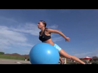 Fitness workout stability ball