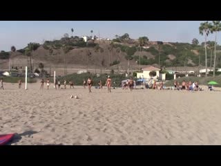 Alessandra ambrosio cools off after working up a sweat playing beach volleyball ( 720 x 1280 ) mp4