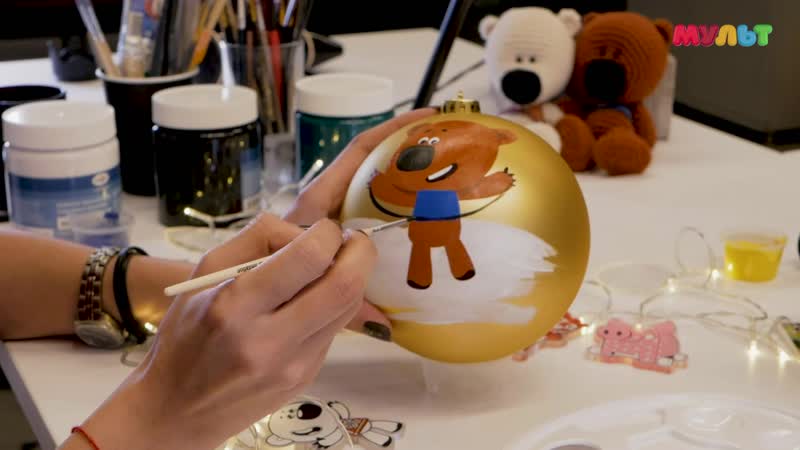 Мастер класс по раскрашиванию ёлочных шаров + новогодний конкурс🎄