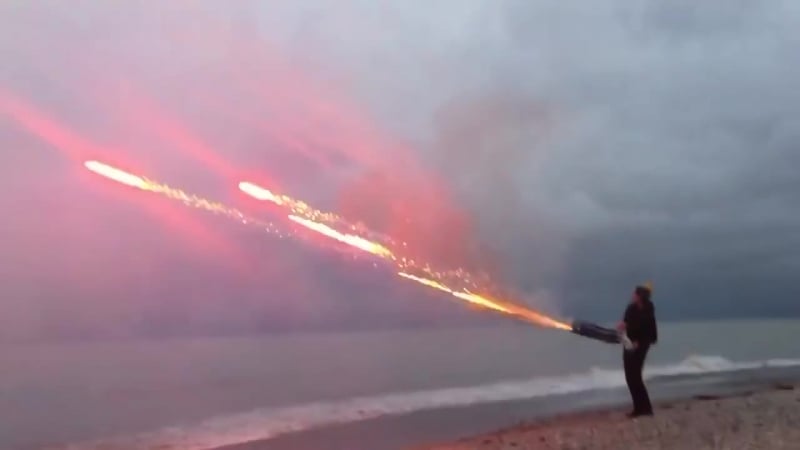 Римская свеча (1001 выстрел за 45 секунд)