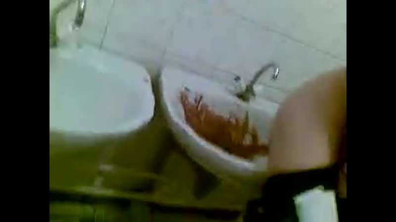 Насрал в раковину)))