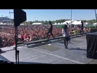 Mike trim wptv im with one of my best friends growing up ashley purdy who is in a big rock band black veil brides