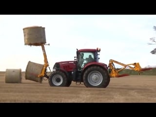 Amazing tractors and machines for gathering hay