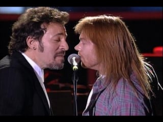 Axl rose (guns n roses) + bruce springsteen come together (beatles cover) ᴴᴰ live mtv 1994