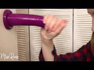 006 asmr beautiful teen dildo blowjob [porn] missrivas amateur, homemade, pov