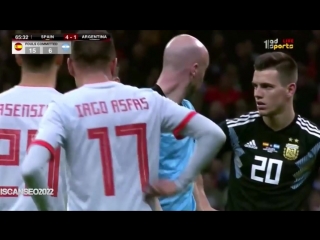 Marco asensio vs argentina (friendly) 27/03/2018