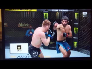 Ufc vegas 6 dariush walk off spinning forearm knock out holtzman (720p) (via skyload)