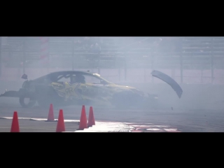 Tanner foust formula drift long beach wreck in 240fps