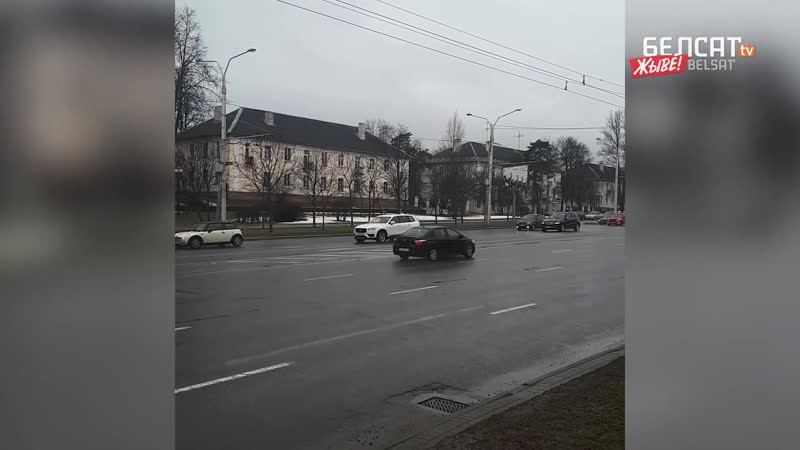 Ябатьки катаются по партизанскому проспекту