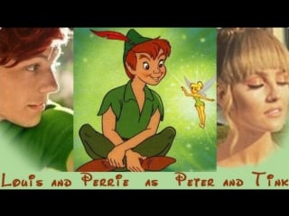 ☁ louis tomlinson and perrie edwards peter pan and tinkerbell ☁