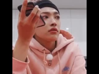 Hongjoong’s lips tremble when he’s about to cry