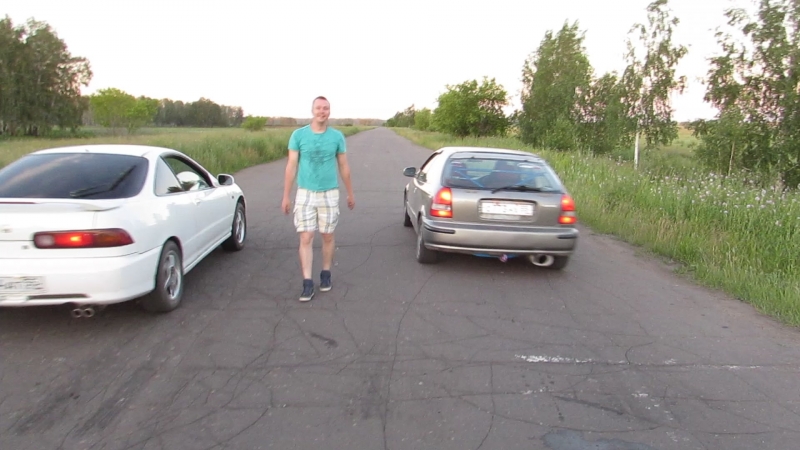 Integra dc2 k20 160 л с m\t vs civic ek3 b20 m\t эдик