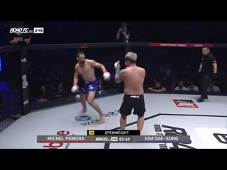 Боец mma устроил акробатическое шоу