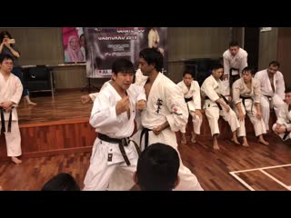 Budo karate part 7 heian sandan bunkai the last step naka sensei, jka malaysia gashukku 2019