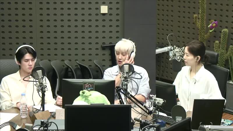 200713 exo exosc exo sc sehun chanyeol @ kbs cool fm kang hana's volume up