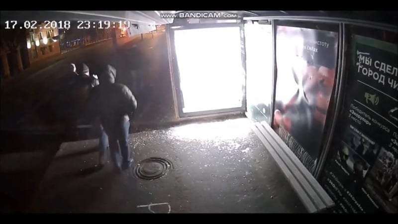 Тюменец врезался в останоу