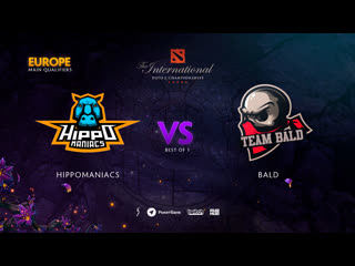 Hippomaniacs vs bald, ti9 qualifiers eu, bo1 [jam daxak]