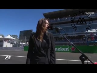 Francesca michielin inno di mameli (italia) al italian gp 2017