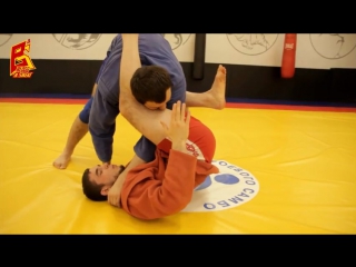 Рычаг локтя из стойки или "висячка" (flying armbar)