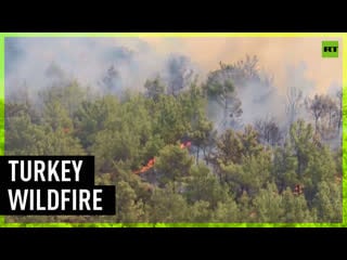 Huge fire grips turkey’s mersin prompting evacuations