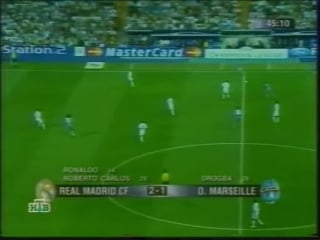 142 cl 2003/2004 real madrid olympique marseille 42 hl