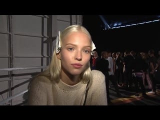 Model talks sasha luss (part 2) s/s 2014