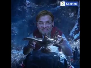 Jurgen releasing gini from the lamp is the best thing i've seen this morning 😁