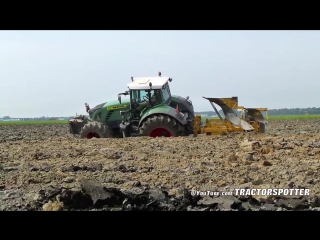 Deep ploughing fendt 936 vario van werven diepploegen deep plowing