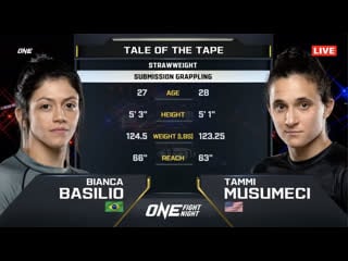 Bianca basilio vs tammi musumeci one fight night 8