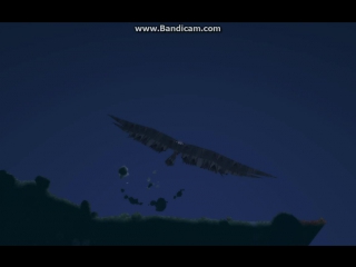 Meadow полет над картой ночью