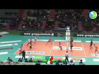 Crazy volleyball actions by pallavolo padova pallavolo 2018 italian volleyball club