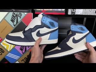 Jordan 1 obsidian real vs fake