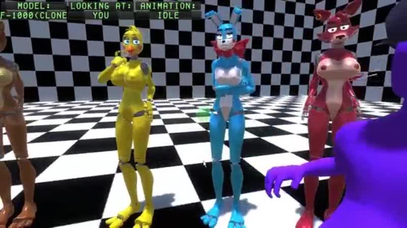 Геймплей игры fnaf porno!