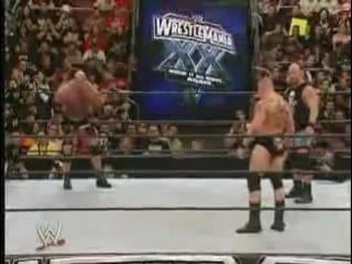Goldberg vs brock lesnar (referee stone cold steve austin)(детям не заходить)
