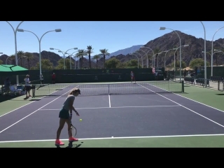 Vika serve practice bnppo18