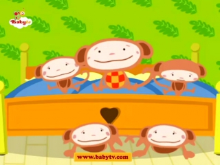 Five little monkeys with oliver babytv 480p