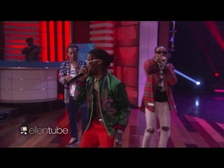 Migos performed "bad and boujee" on ellen