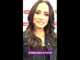 Demi via instagram story (radiodisney)