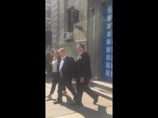 This image of harvey weinstein being walked in handcuffs by a female detective is what justice looks like metoo