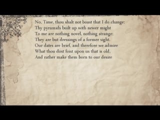 Sonnet 123 no, time, thou shalt not boast that i do change