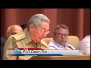 Clausura presidente cubano sesión plenaria del parlamento