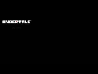 Undertale пацифист