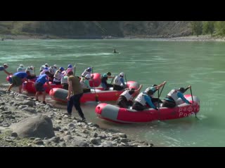 Rafting in altay