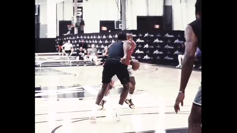 John wall lookin real nice in pickup ball with kyrie irving, spencer dinwiddie, caris leve