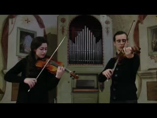 Sofia manvati violino, vittorio sebastiano benaglia viola (italia)